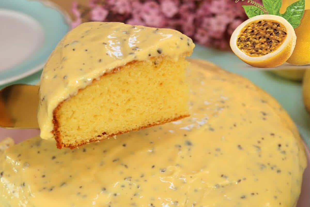 Bolo de Maracujá